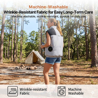 Cooling Vest Jacket for Men Women – Dual Fan UV Water Resistant Work Vest | Traverseon