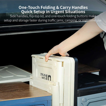 Portable Camping Toilet – Foldable Emergency Toilet with Gel Bags | Traverseon