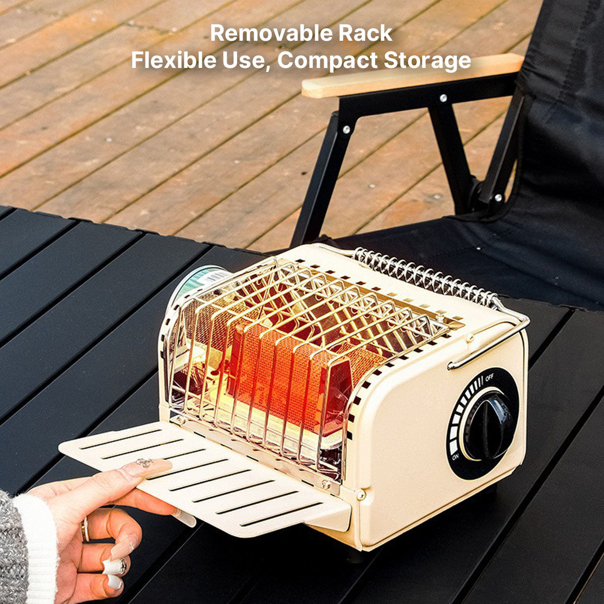 1200W Portable Butane Camping Heater & Warmer