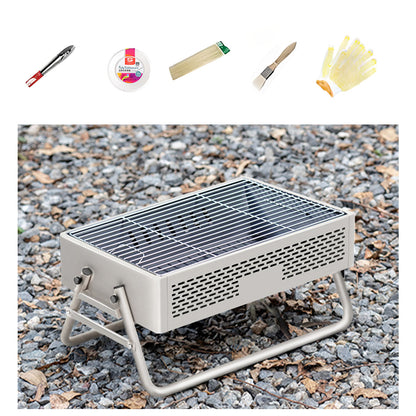 Portable Smokeless BBQ Grill – Foldable 27cm Wide for 5+ People | Traverseon