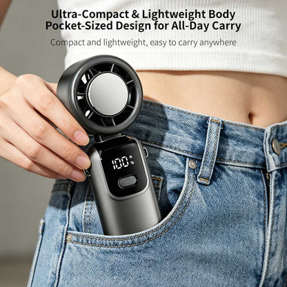 Portable Ice Cooling Fan – 4000mAh Rechargeable Mini Fan | Traverseon