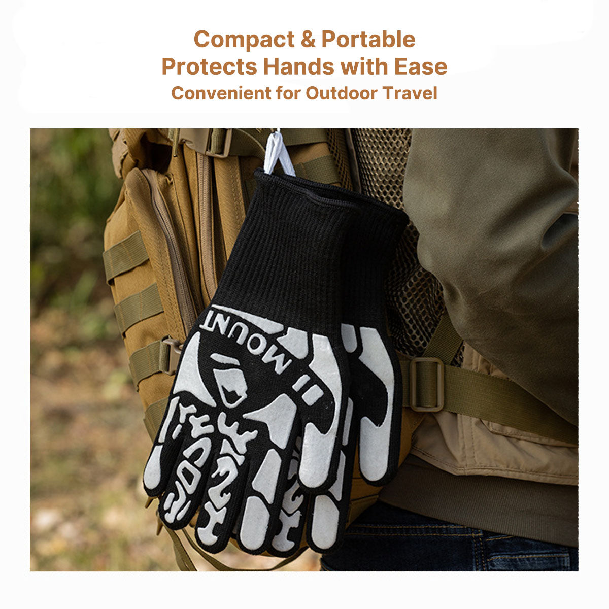 Heat Resistant BBQ & Camping Cooking Gloves