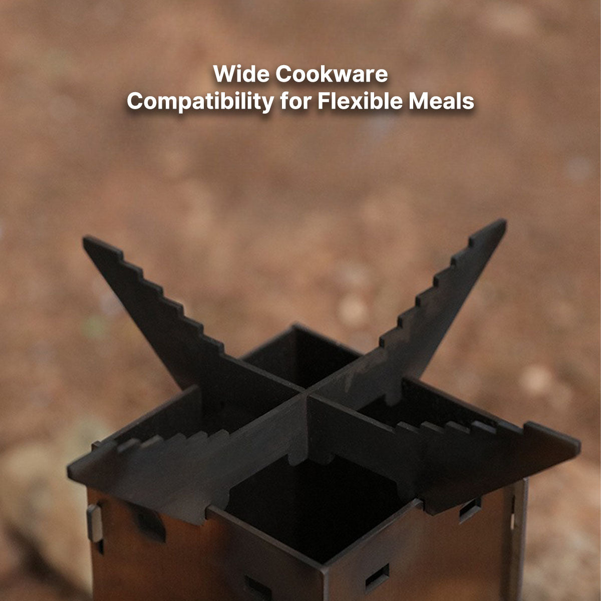 Portable Rocket Stove – Detachable Wood-Burning for Camping | Traverseon