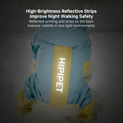 Reflective Dog Raincoat – Waterproof Full-Coverage with Leash Hole | Traverseon