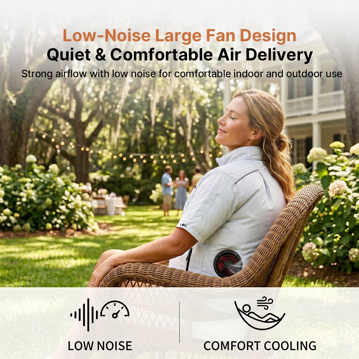 Cooling Workwear Fan Jacket – 5V/12V Outdoor Cooling Vest | Traverseon