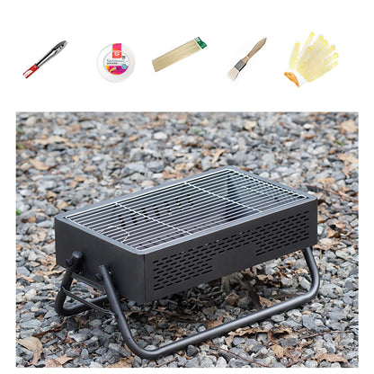 Portable Smokeless BBQ Grill – Foldable 27cm Wide for 5+ People | Traverseon