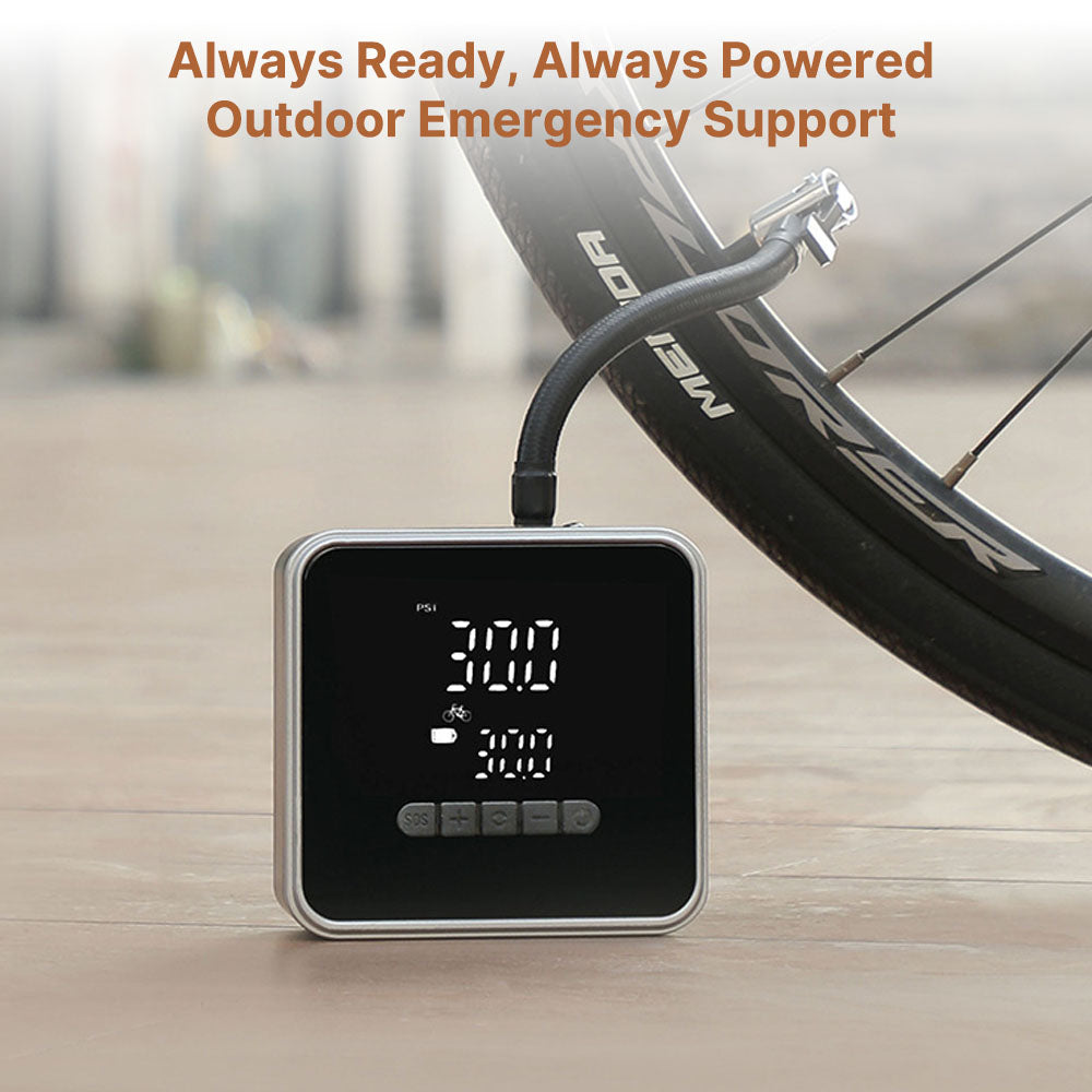 RapidFill Tire Inflator - Fast & Precise with 5 Adapters