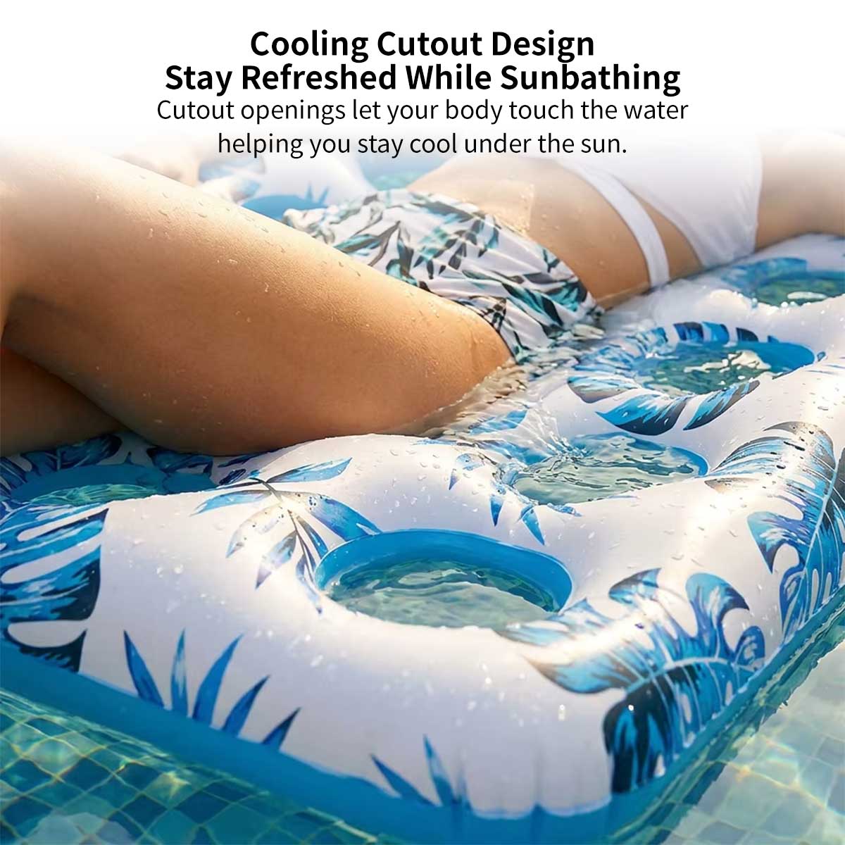 Inflatable Pool Lounger – 330 lb Adult Pool Float, 4 Styles | Traverseon