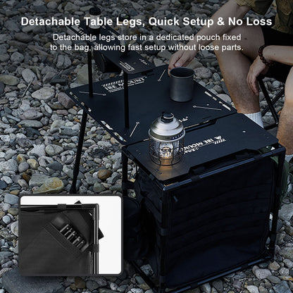 Camping Table – Folding Portable 30L Skeleton Tactical Bag 2-in-1 Outdoor | Traverseon