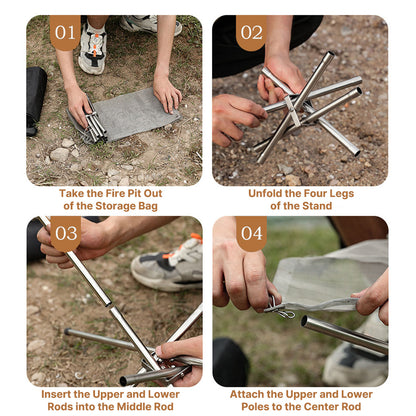 Portable Camping Fire Pit