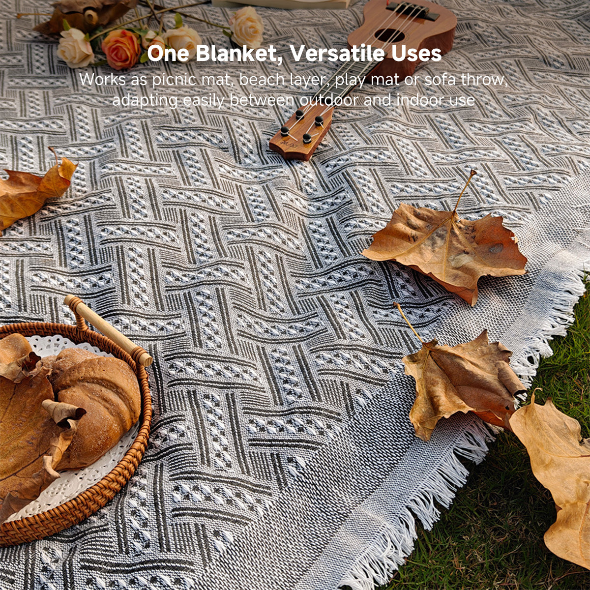 3-Season Camping Picnic Blanket – Moisture-Resistant Outdoor Travel Blanket | Traverseon