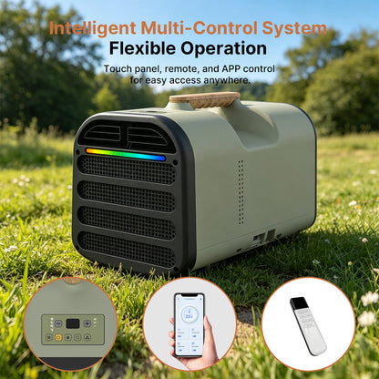 Portable Air Conditioner 4500/5200BTU – Compact Cooling AC Unit for Tent RV Room | Traverseon