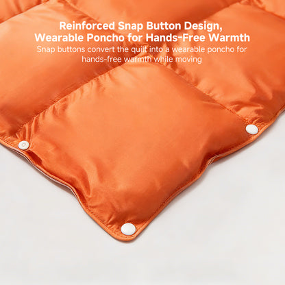 Camping Blanket – Ultralight 79x55 in Wearable Water-Resistant Outdoor | Traverseon