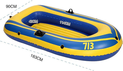 Traverseon SafeFloat 4-Chamber Inflatable Boat Set