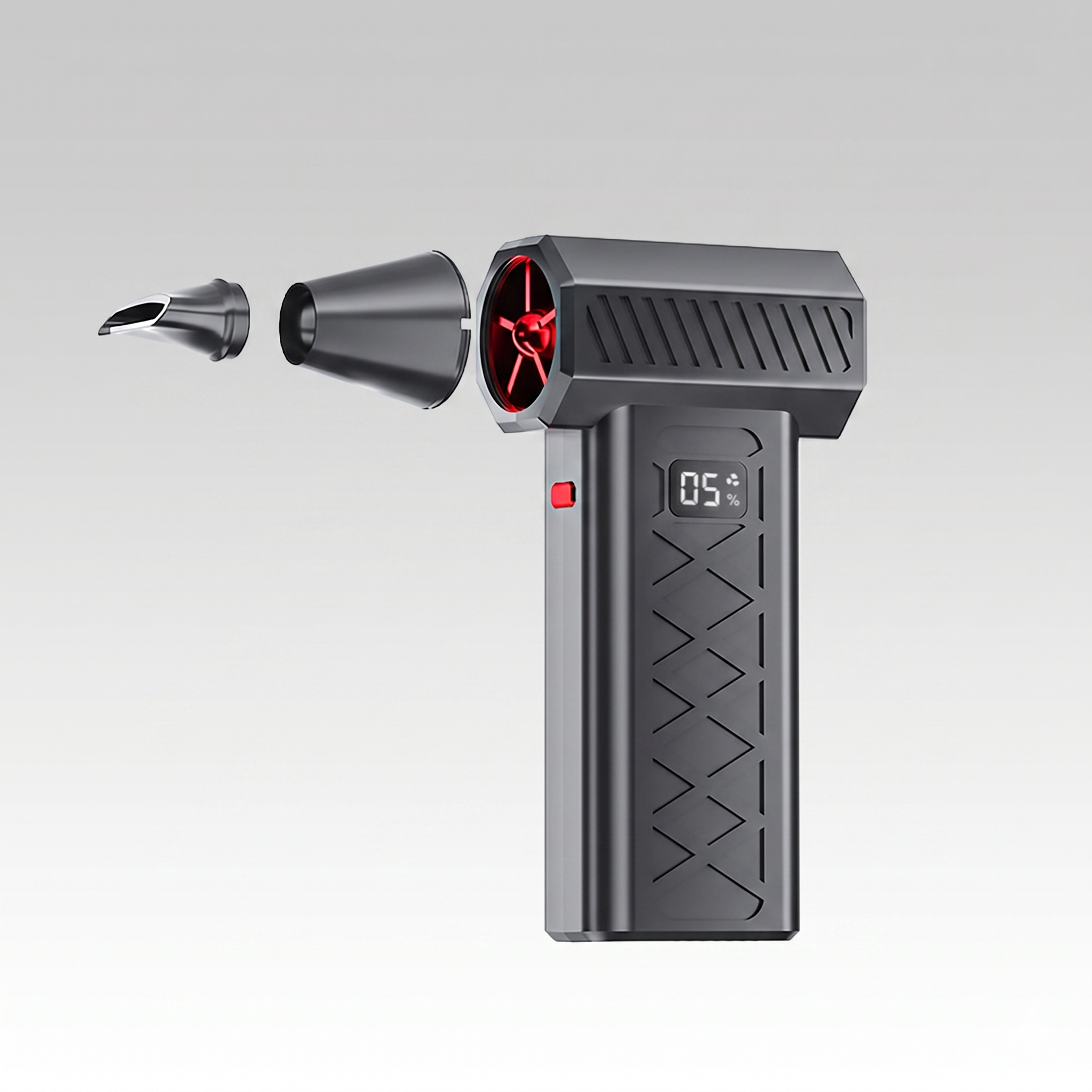 6-Speed Turbo Violence Fan, 2-in-1 Blow & Suction, 6000mAh Portable Blower with Emergency Tools|Traverseon