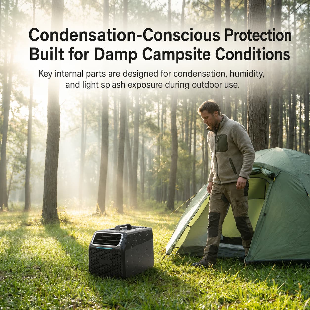 6100 BTU Max Portable Tent Air Conditioner – 110V Camping AC for Tents & RVs | Traverseon