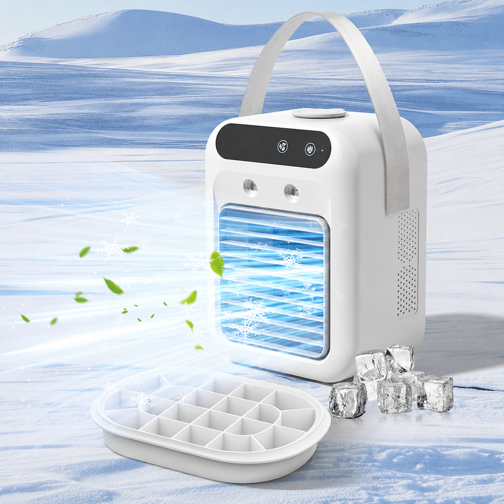 Desktop Evaporative Air Cooler – USB Mist Cooling Fan with Humidifier | Traverseon