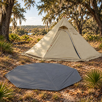 Hot Tent-1–3 Person Ultralight 4 Season Teepee Tent with Stove Jack | Traverseon
