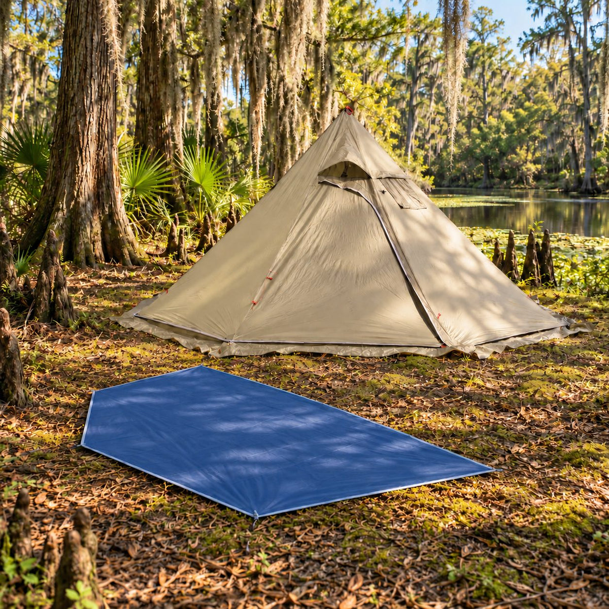 Hot Tent-1–3 Person Ultralight 4 Season Teepee Tent with Stove Jack | Traverseon