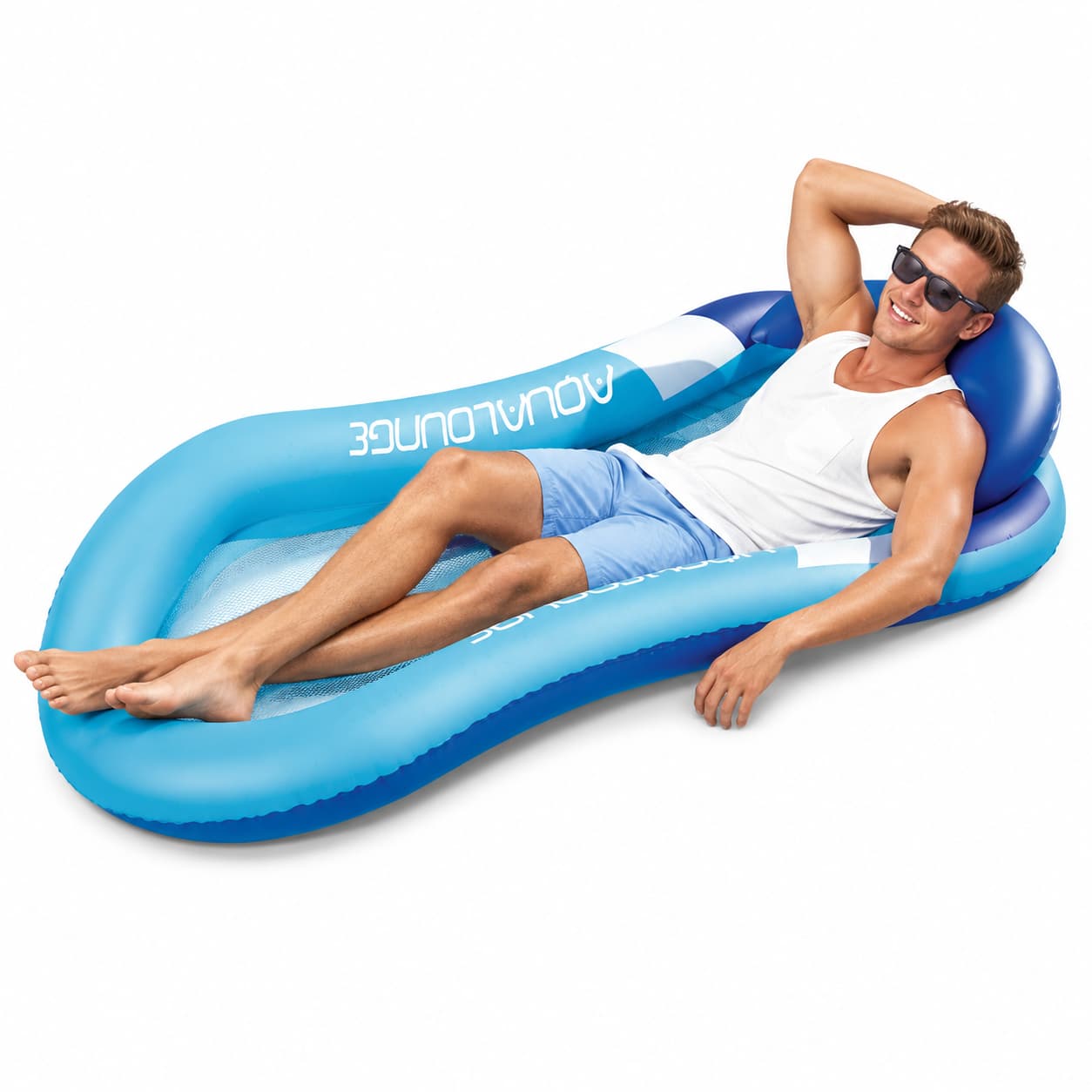 Inflatable Pool Lounger – 330 lb Adult Pool Float, 4 Styles | Traverseon