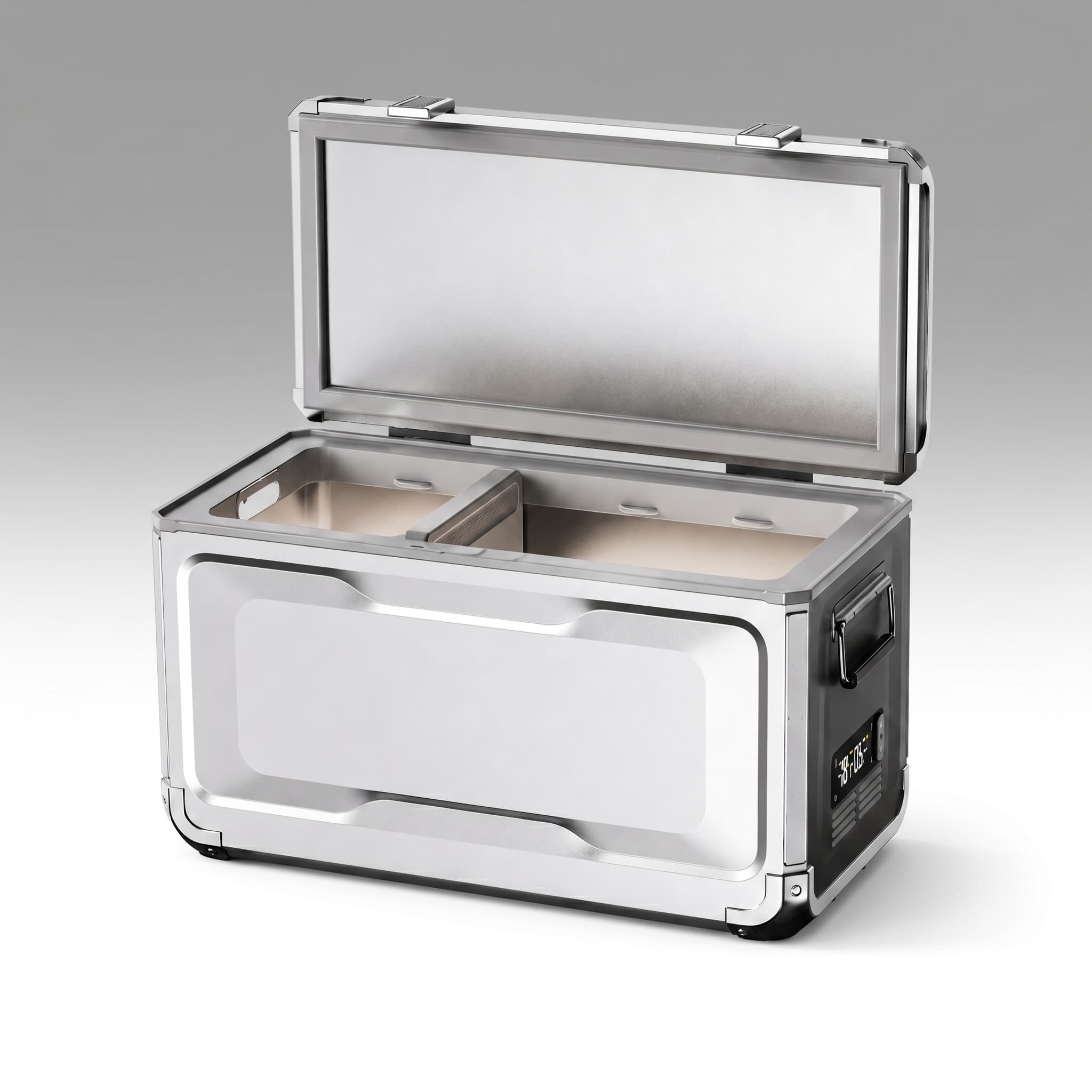 37 Qt All-Aluminum Portable Fridge – Dual-Zone Car Cooler | Traverseon