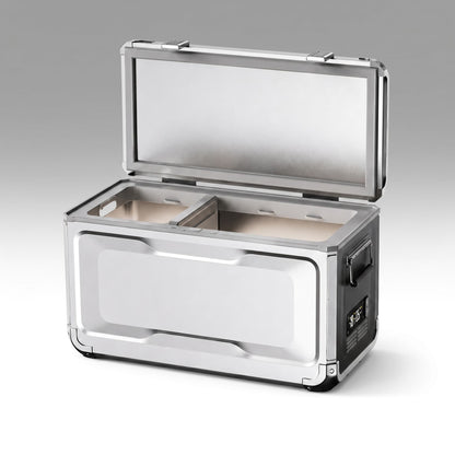 37 Qt All-Aluminum Portable Fridge – Dual-Zone Car Cooler | Traverseon
