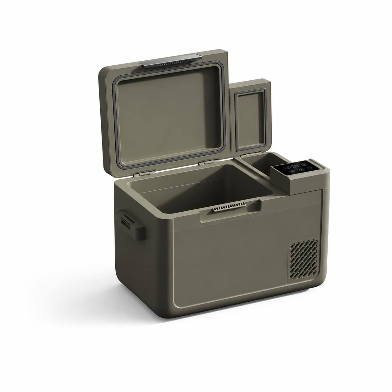 25L/26 Qt 12V/24V Portable Car Fridge with Ice Maker | Traverseon
