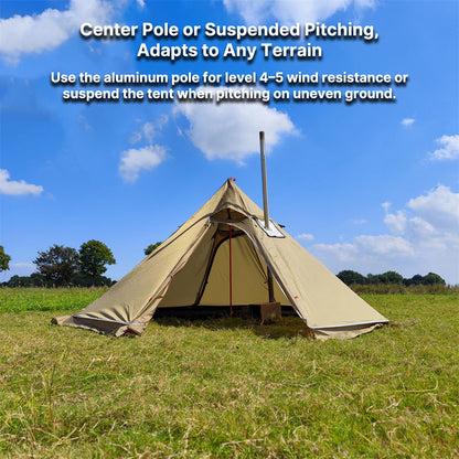 1–3 Person Hot Tent – Camp Stove Compatible|Traverseon