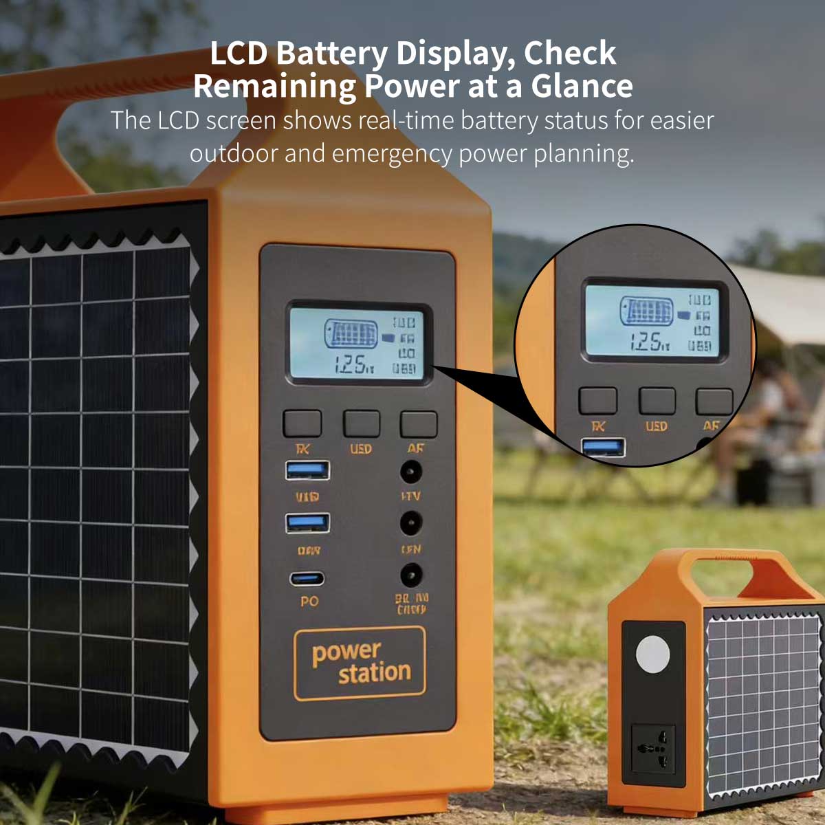 Portable Solar Power Station – 110V Camping Backup Battery | Traverseon