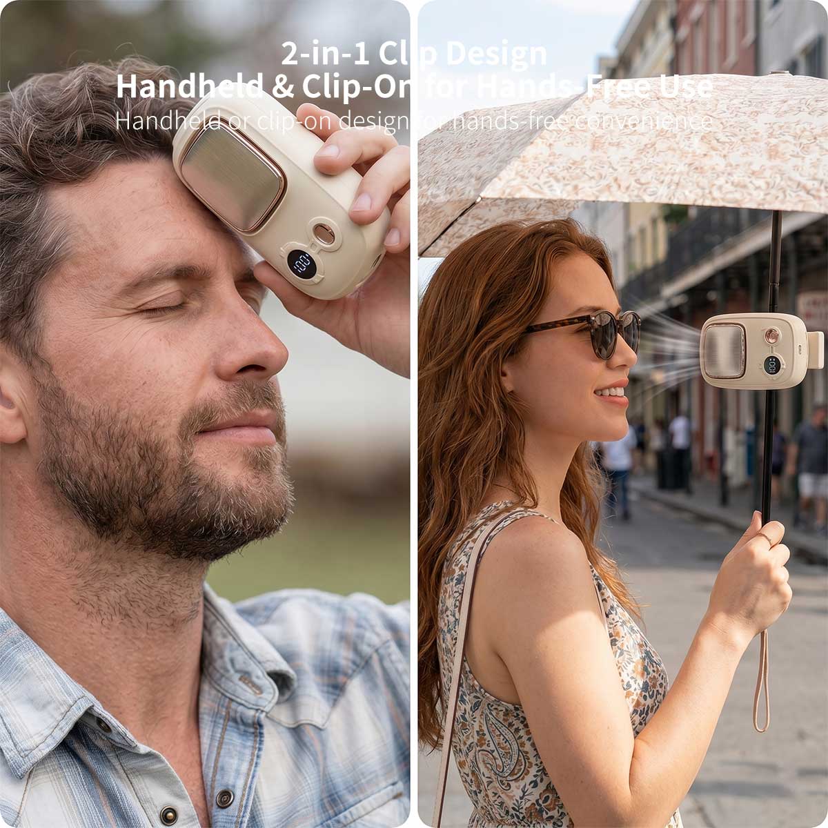 Portable Semiconductor Cooling Bladeless Fan – Clip-On USB Mini Fan | Traverseon
