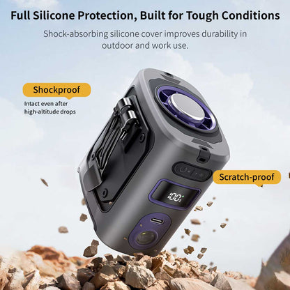 Semiconductor Cooling Waist Fan – 8000mAh Wearable Portable Fan | Traverseon
