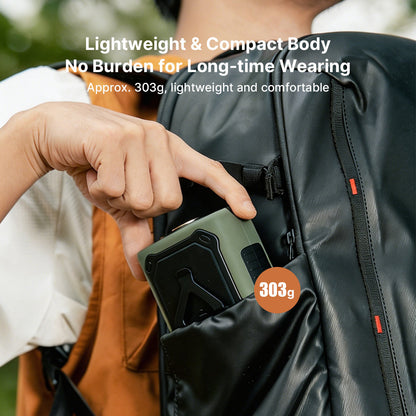 Wearable Waist Cooling Fan – Semiconductor Portable Clip Fan | Traverseon