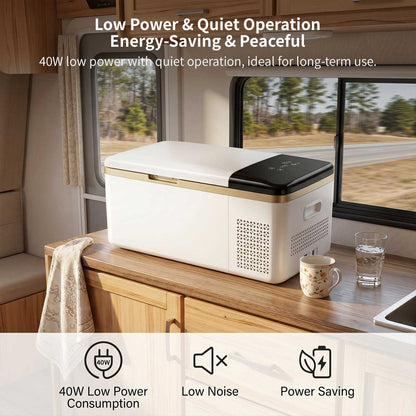 Car & Home Dual-Use Compressor Refrigerator – -20°C Portable Fridge Freezer | Traverseon
