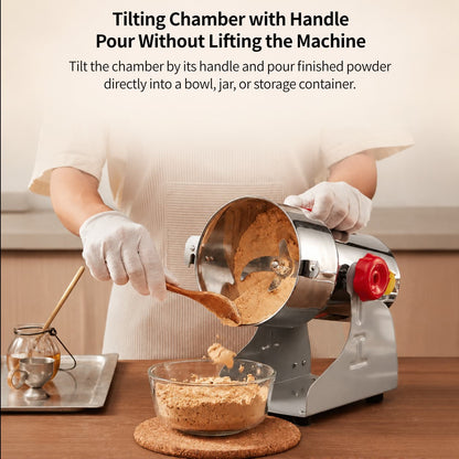 Electric Grain Grinder – 800g–2000g Swing-Type Spice & Herb Mill | Traverseon