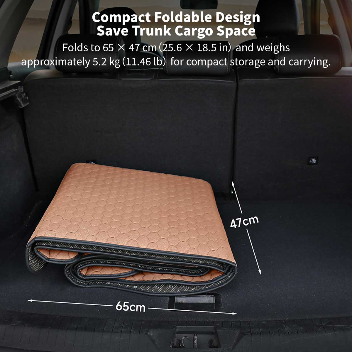 SUV Camping Mattress 74 × 50.8 in – Foldable Non-Inflatable Car Bed | Traverseon