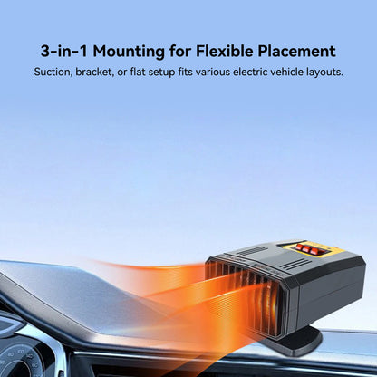 Electric Trike & Quadricycle Heater–5S Rapid Heat, 300W/600W Modes, Easy Install | Traverseon