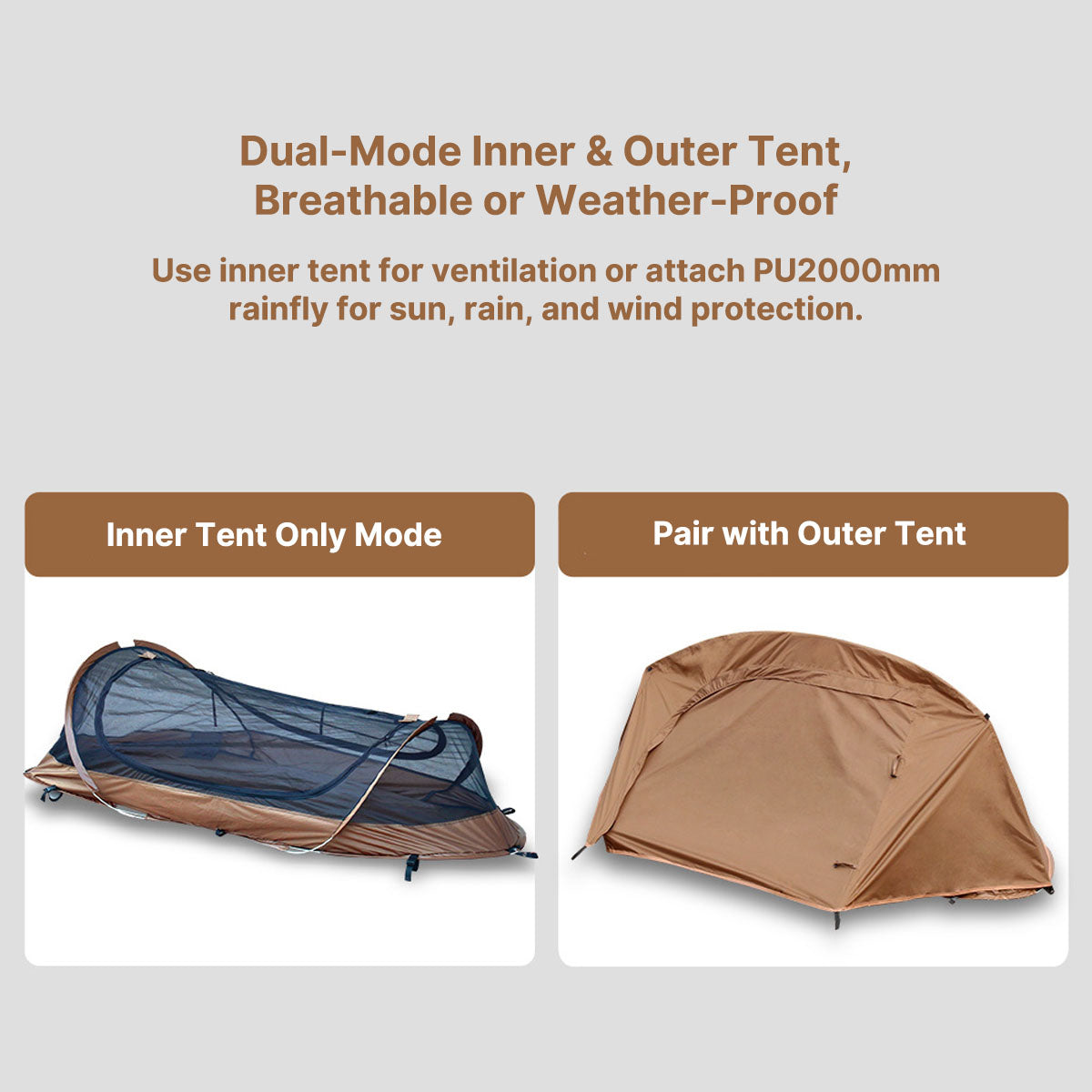 1-Person 3s Pop Up Bivy Tent – StormLock™ Technology | Traverseon