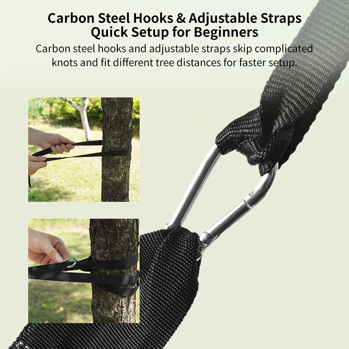 Anti-Mosquito Camping Hammock – 440 lb, 3000 mm Rain Tarp | Traverseon
