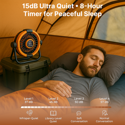 Traverseon 20000mAh Cordless Outdoor Fan