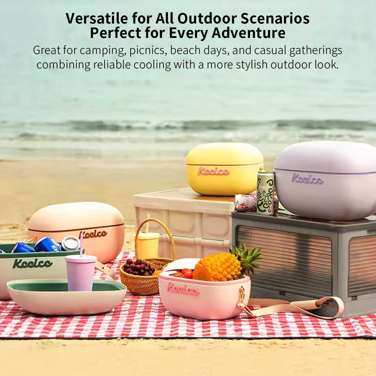 Portable Picnic Cooler – 6–19 Qt Insulated Ice Chest | Traverseon