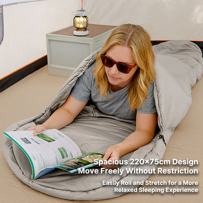 Winter Warm Sleeping Bag for Camping – Suitable for Temperatures Above -15°C