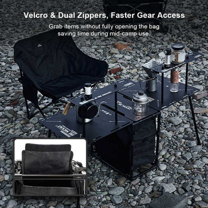 Camping Table – Folding Portable 30L Skeleton Tactical Bag 2-in-1 Outdoor | Traverseon