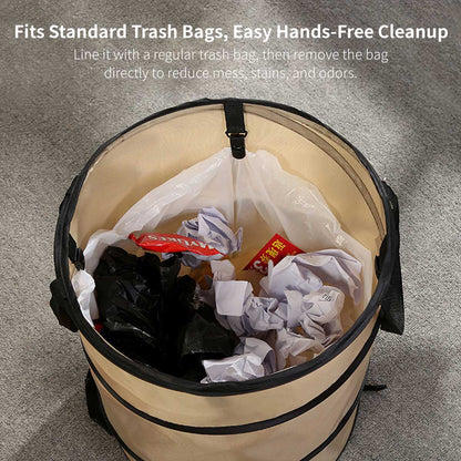 Collapsible Garden Waste Bag – Reusable Yard Leaf Cleanup Bin | Traverseon