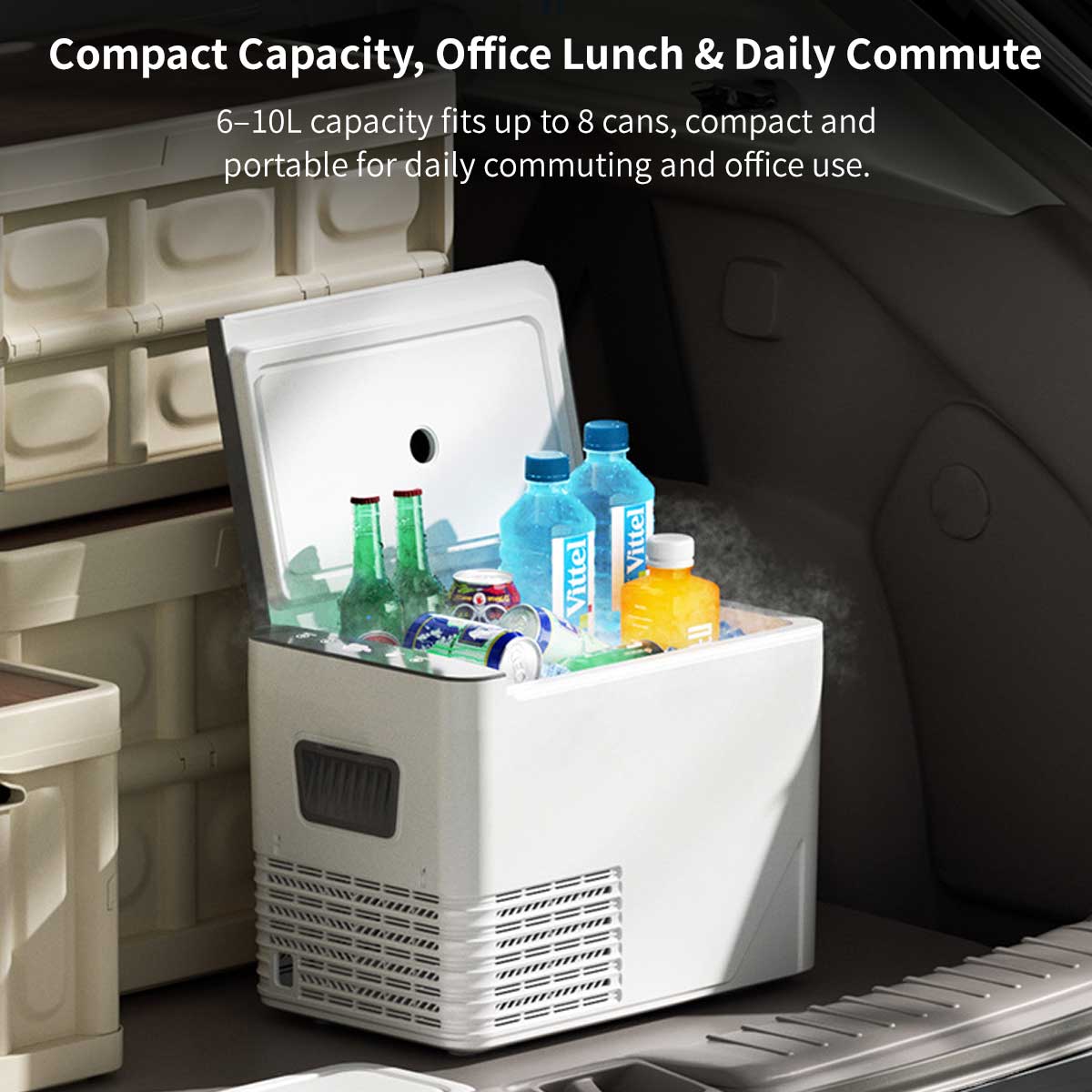 Compressor Car Refrigerator – -18°C Portable Freezer Cooler for Car, RV & Camping | Traverseon