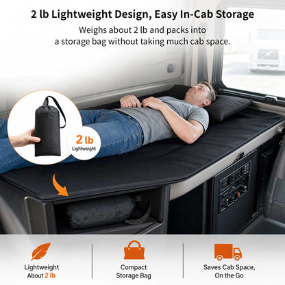 Truck Cab Hammock – 330 lb Adjustable Semi Truck Rest Bed | Traverseon
