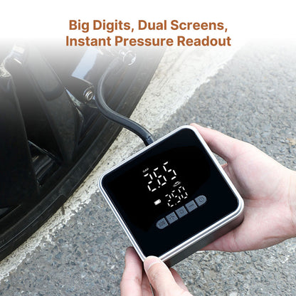 RapidFill Tire Inflator - Fast & Precise with 5 Adapters