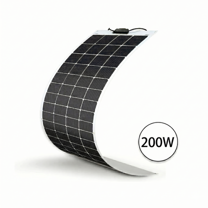 Semi-Flexible Solar Panel – 100W-200W IP67 RV Marine Charger | Traverseon