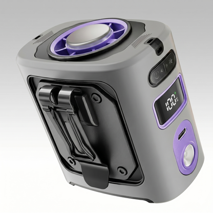 Semiconductor Cooling Waist Fan – 8000mAh Wearable Portable Fan | Traverseon