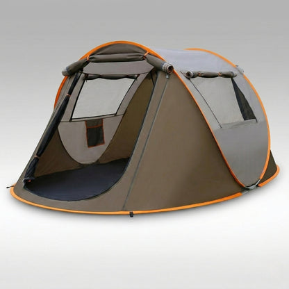Automatic Pop-up Camping Tent – 3-8 Person Waterproof Instant Setup Shelter with Porch | Traverseon