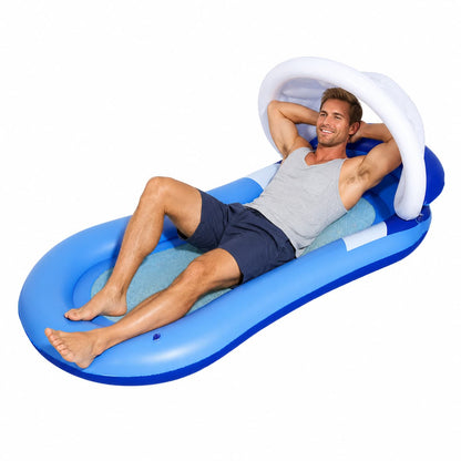 Inflatable Pool Lounger – 330 lb Adult Pool Float, 4 Styles | Traverseon